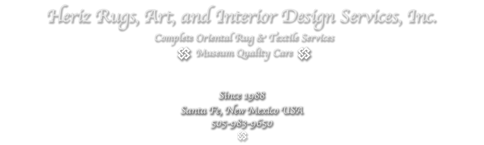 Heriz Rugs, Art & Design Services Santa Fe N.M.
