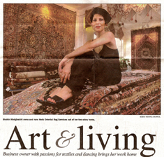 Heriz Rugs Featured in Art & Living